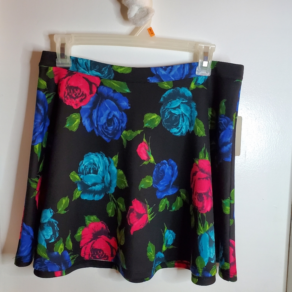 Forever 21 floral circle skirt